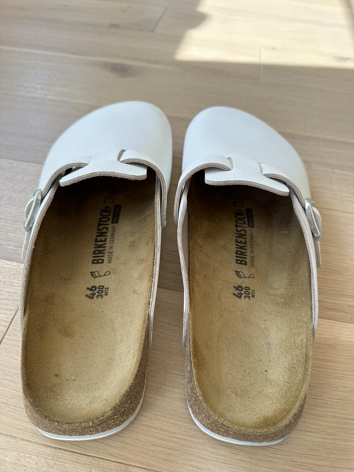 Birkenstock Boston BS Men’s Size 46 White