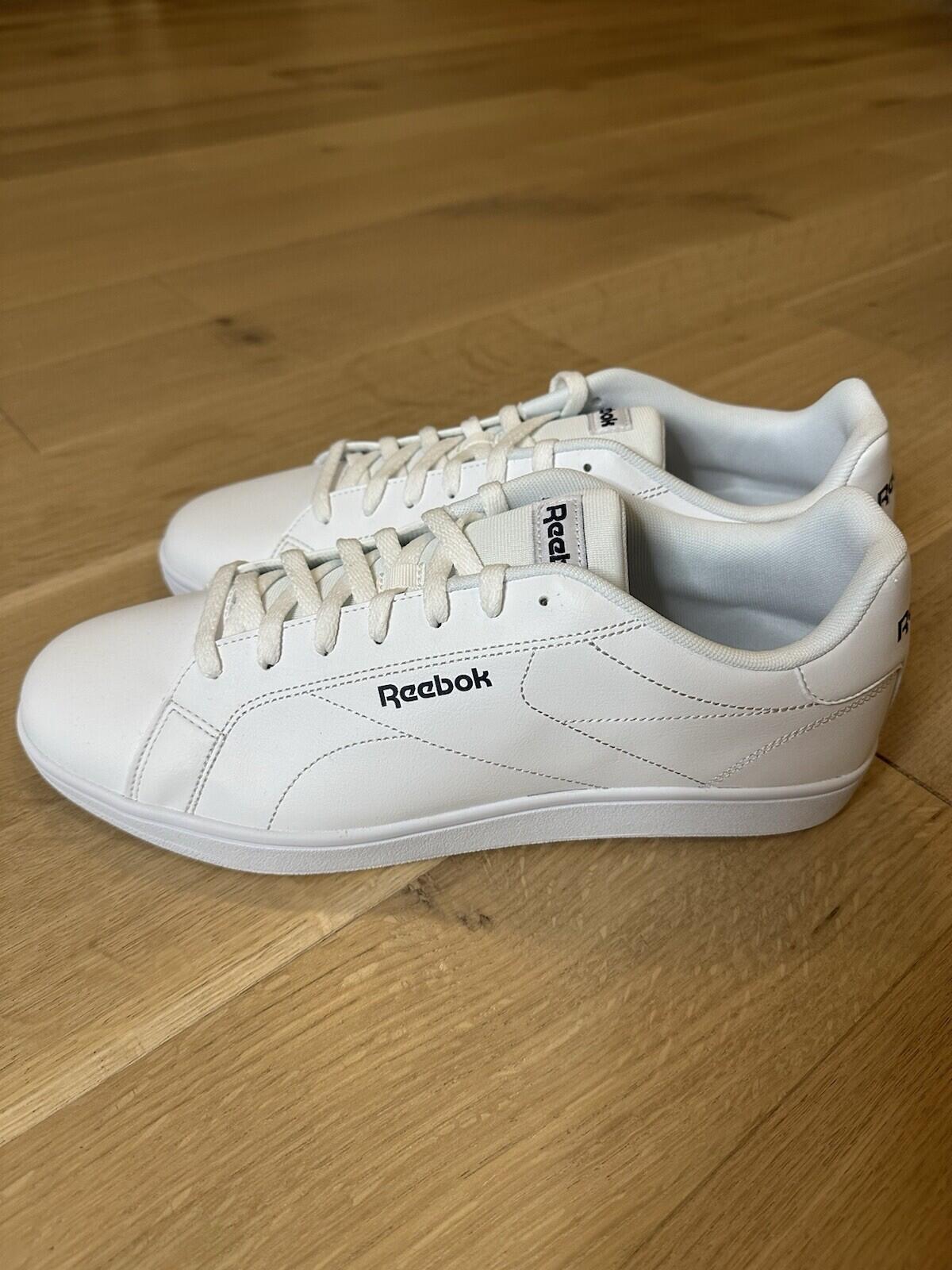 REEBOK ROYAL COMPLETE CLN UNISEX WHITE/CONAVYWHITE Men’s Size 13