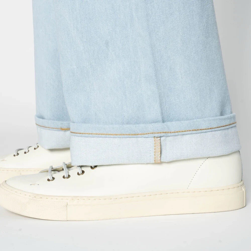 NAKED & FAMOUS Strong Guy - Secret Agent Bleach Blue Men’s 36
