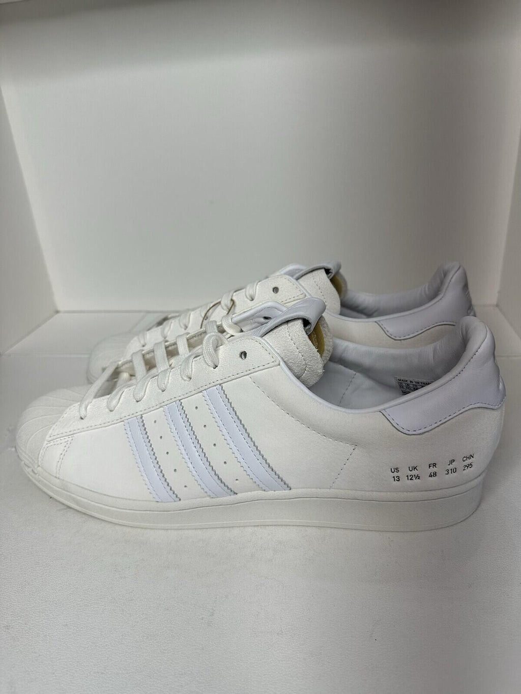 Adidas Superstar ‘size Tag - Off White’ Men’s Size 13 BNIB