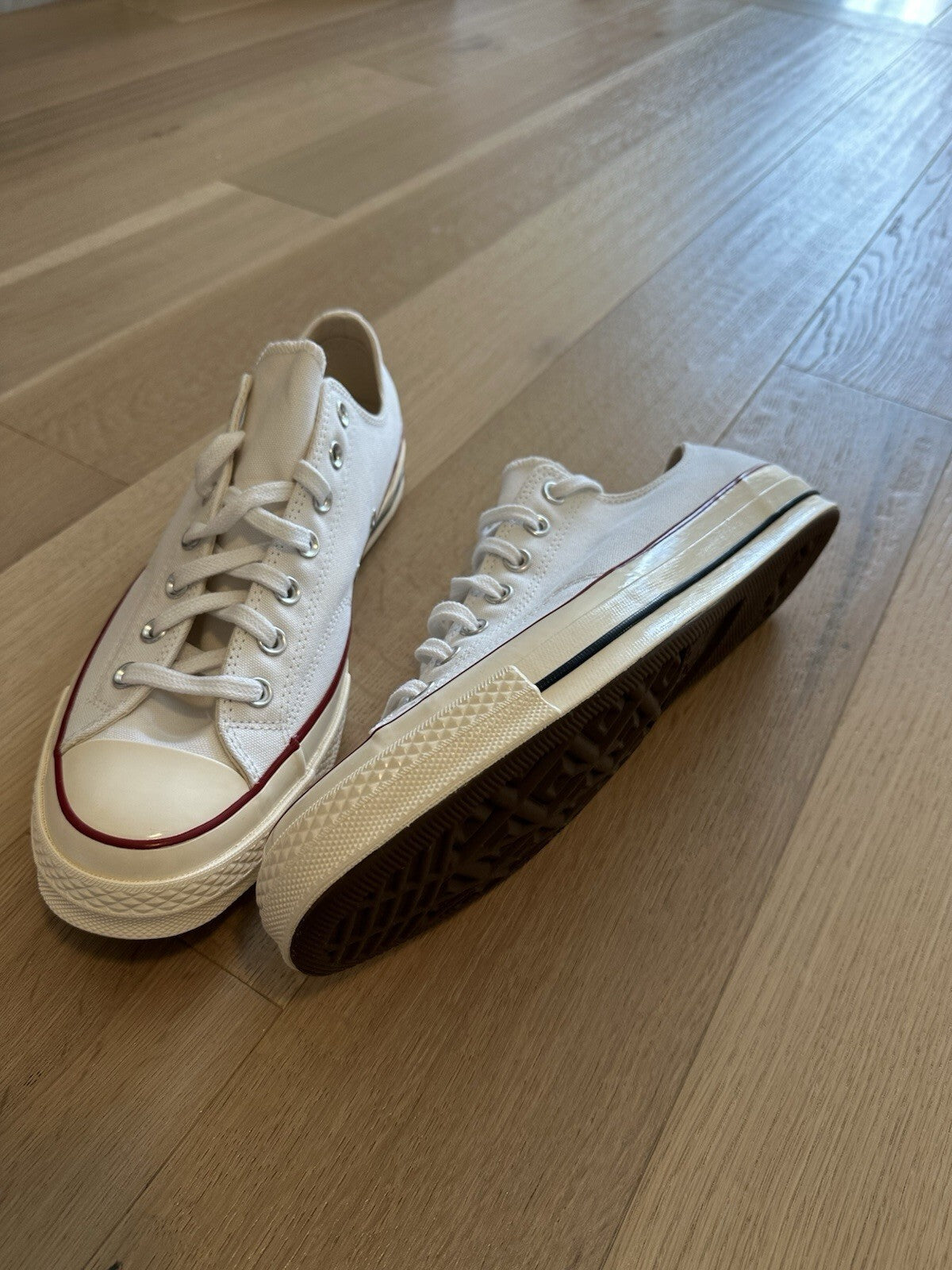 Converse CHUCK 70 OX WHITE/GARNET/EGRET Men’s Size 12