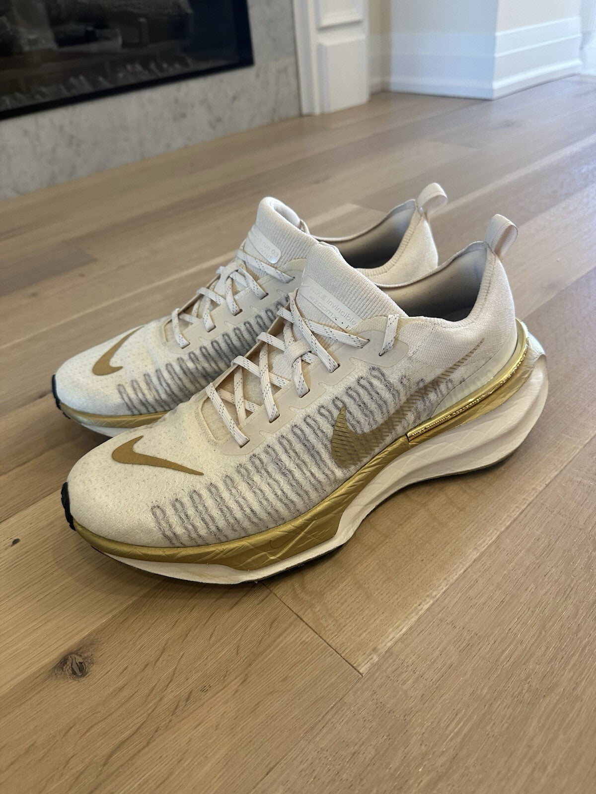 Nike Zoom X Invincible Run Flyknit 3 Trainers “sesame Coconut Milk” Men’s 14