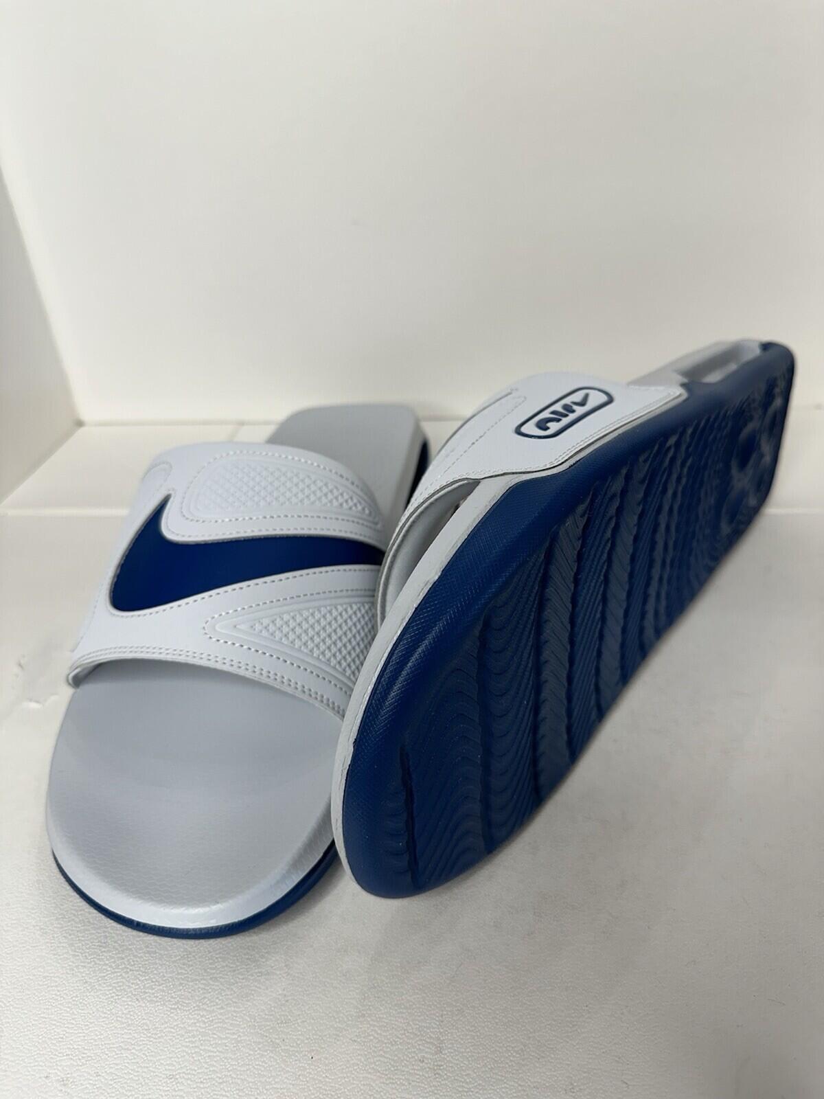 Nike Air Max Chirro Slide Pure Platinum/ Court Blue Men’s Size 13 BNIB