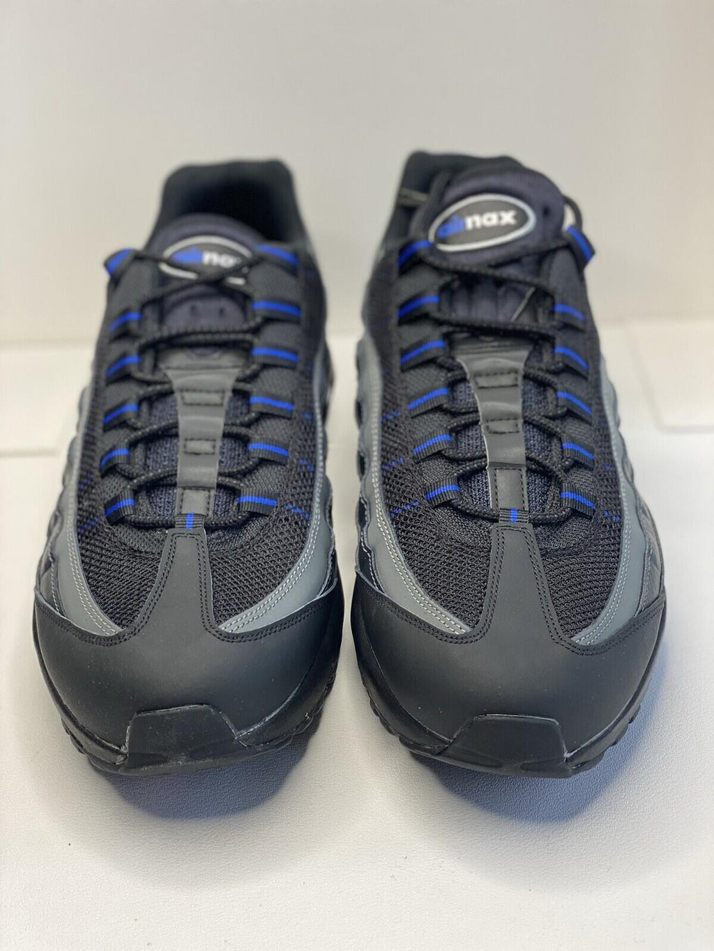 Nike Air Max 95 ‘ Black Royal’ Black/ Royal Blue Grey White Men’s 14