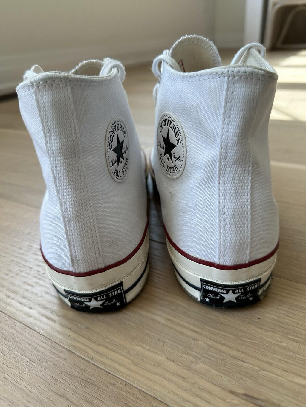 Converse All Star Canvas Chuck Taylor Hi Canvas White Men’s Size 12