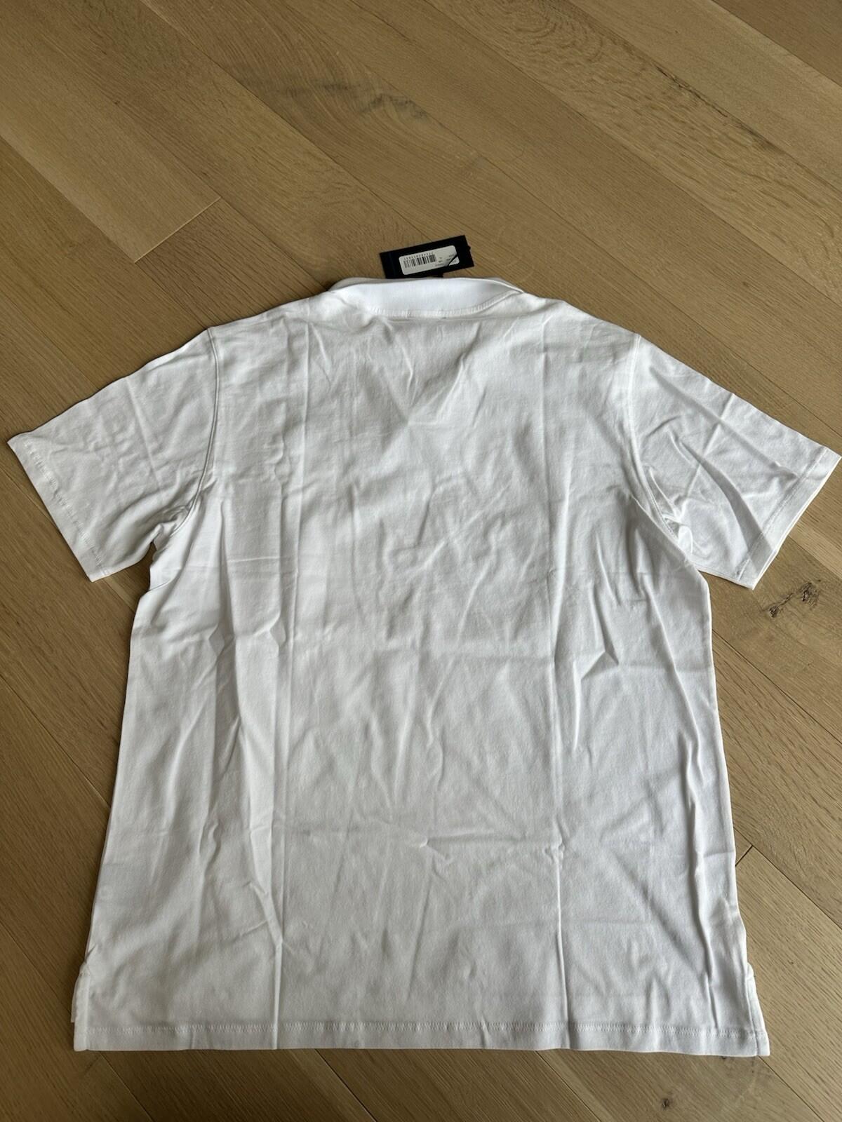 Patrick Assaraf Men’s White Polo size XL