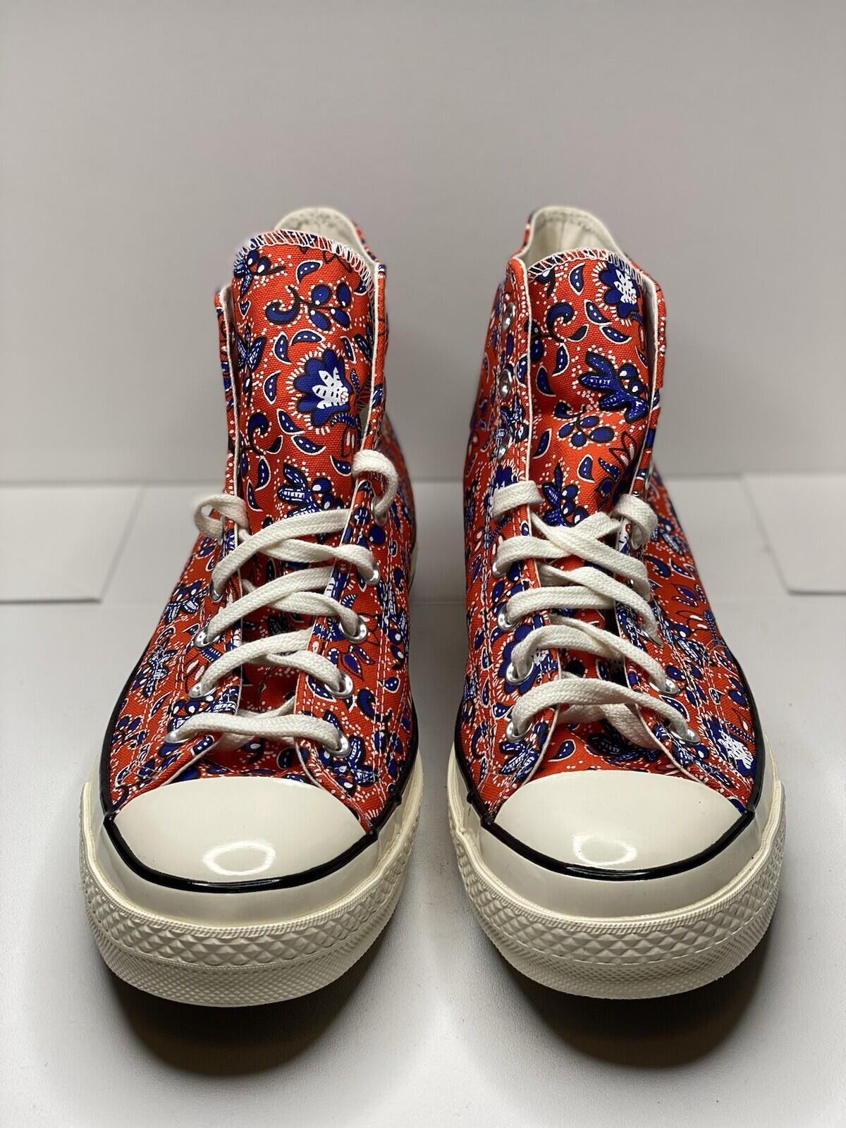 Converse chuck taylor 70 hi ‘paisley- Habenero’ Men’s Size 12