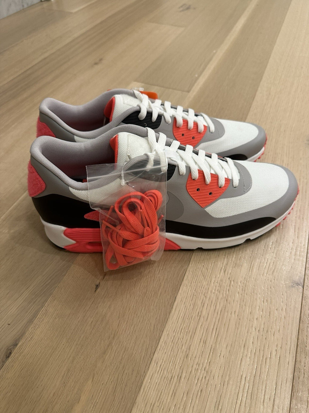Nike NIKE AIR MAX 90 V SP Men’s 13 WHITE/COOLREY-INFRARED