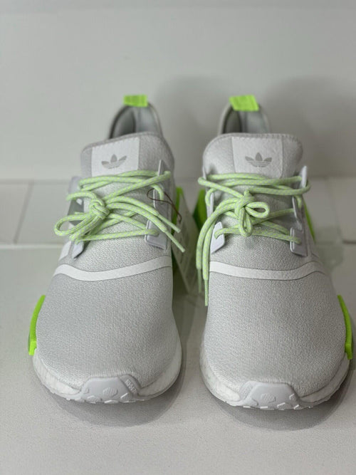 Adidas NMD R1 ‘White Solar Green’ mens shoes size 13