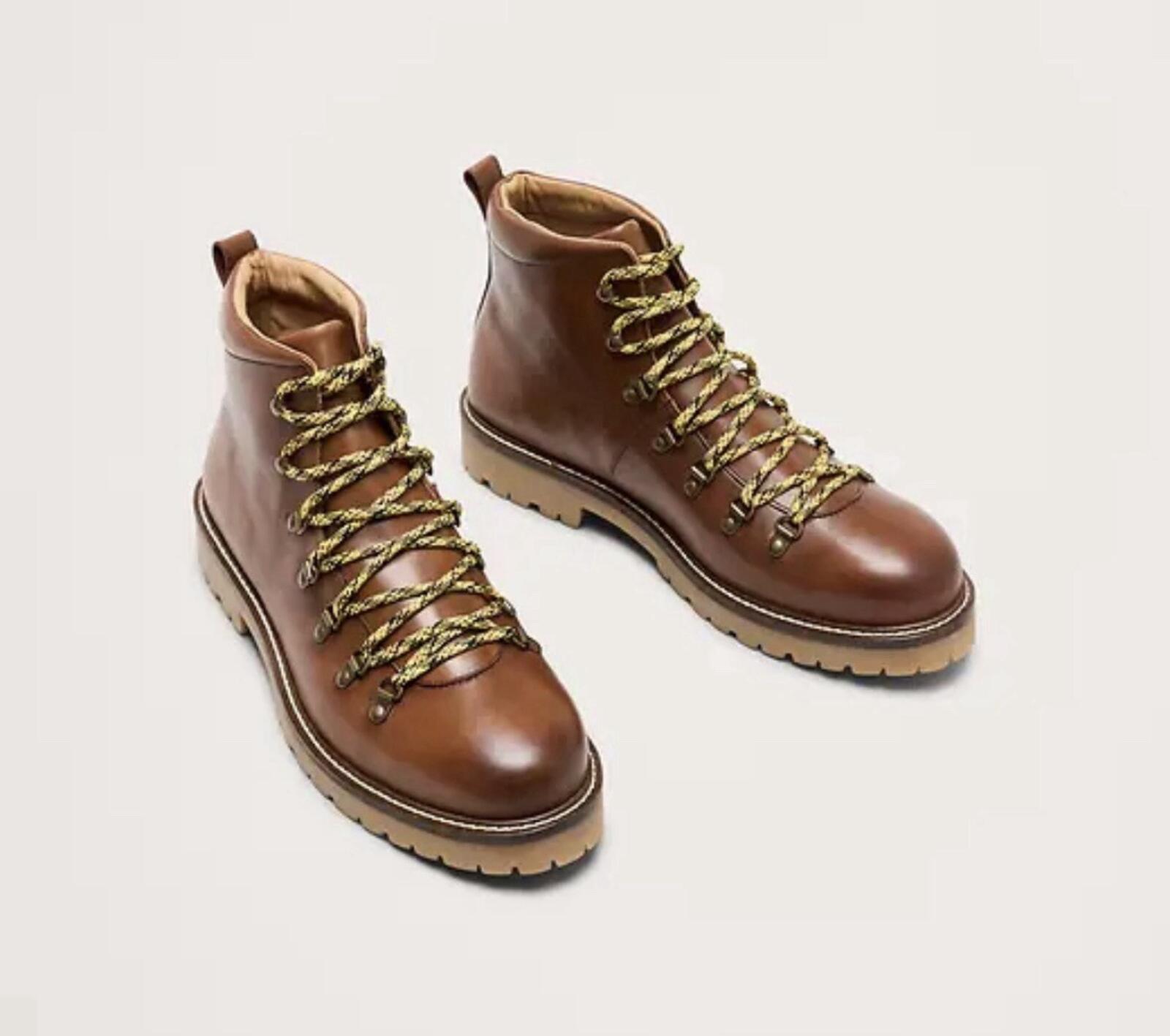 BANANA REPUBLIC BURNISHED LEATHER ALPINE BOOT Men’s Size 13 BNIB