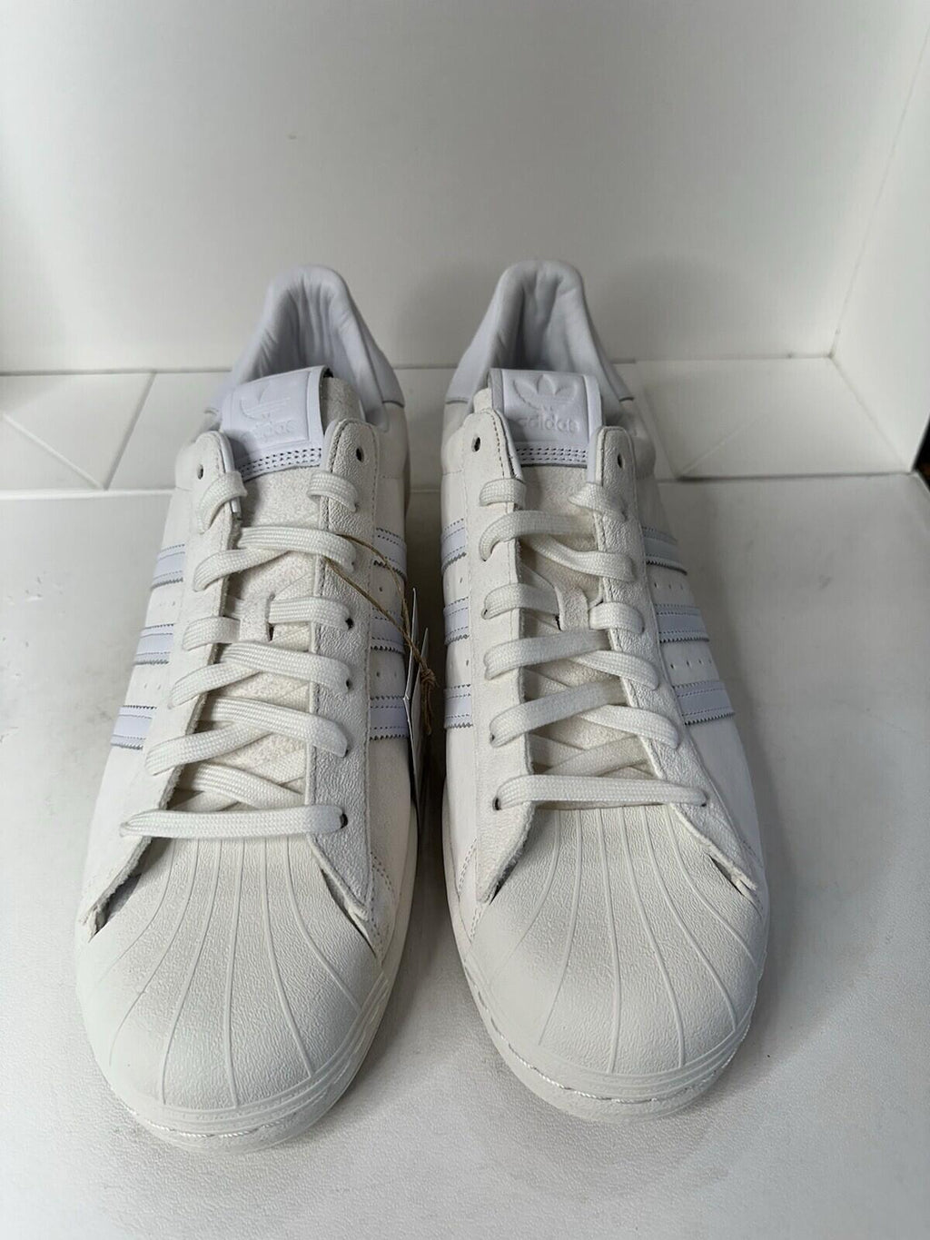 Adidas Superstar ‘size Tag - Off White’ Men’s Size 13 BNIB