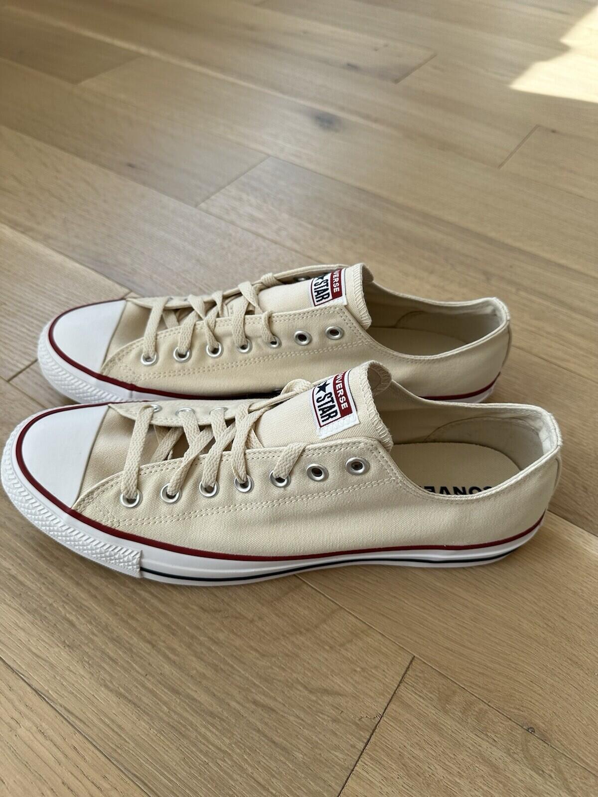Converse All Star Low Natural Ivory Men’s Size 12 BNIB