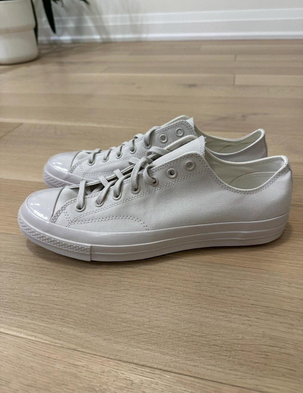 CONVERSE CHUCK 70 0X PALE PUTTY MENS Size 13 Lt.Gray