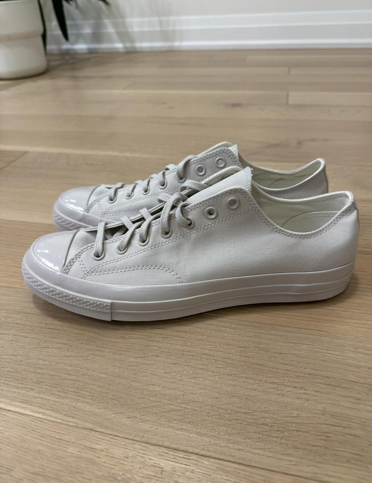 CONVERSE CHUCK 70 0X PALE PUTTY MENS Size 13 Lt.Gray