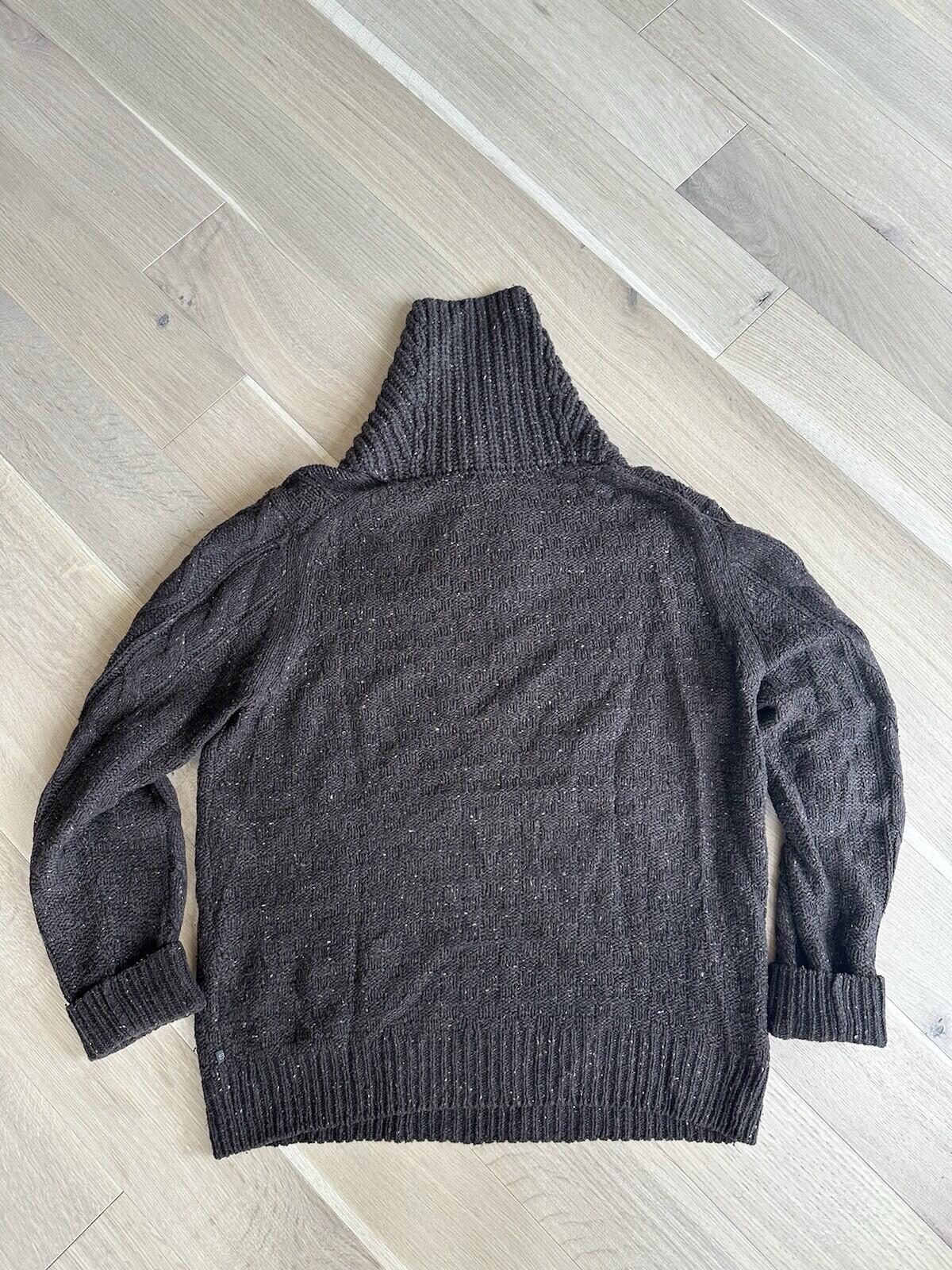 Hugo Boss Selection Brown Sweater Men’s Size XL  Hand Made Luxury Knit