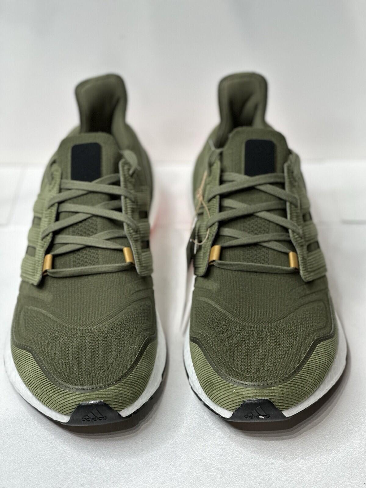 Adidas ultraboost 22 Focus Olive/ Semi Impact Orange Men’s Shoes Size 13