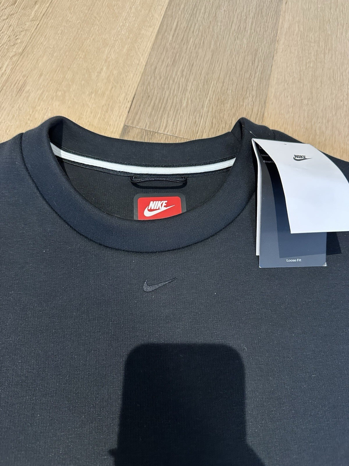 Nike Loose Fit Crewneck Sweatshirt Mens XL Black