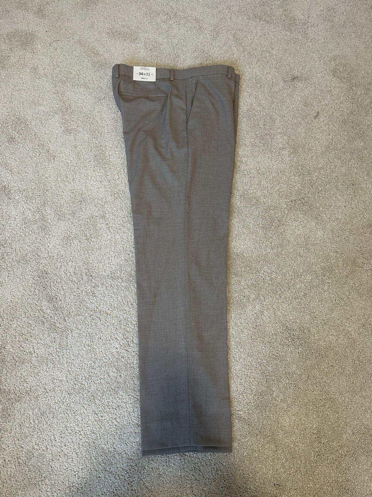 RW & CO Men’s Tailored Fit Dress Pants Tan Size 36x32