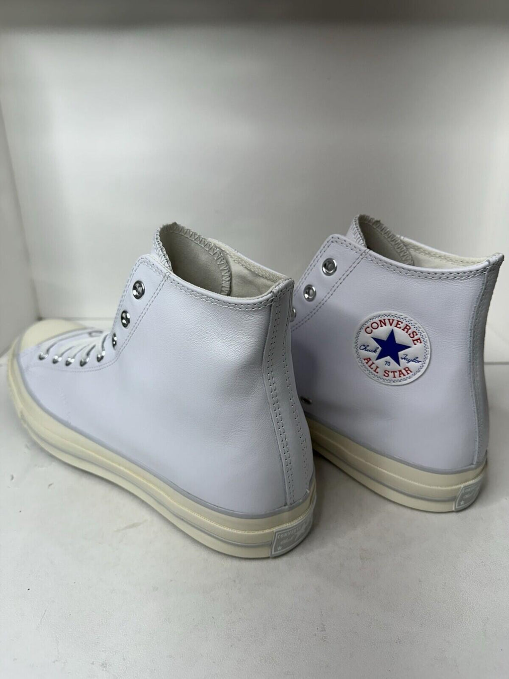 Converse 70 hi Chuck Taylor All Star White Leather  Men’s Size 12 BNIB