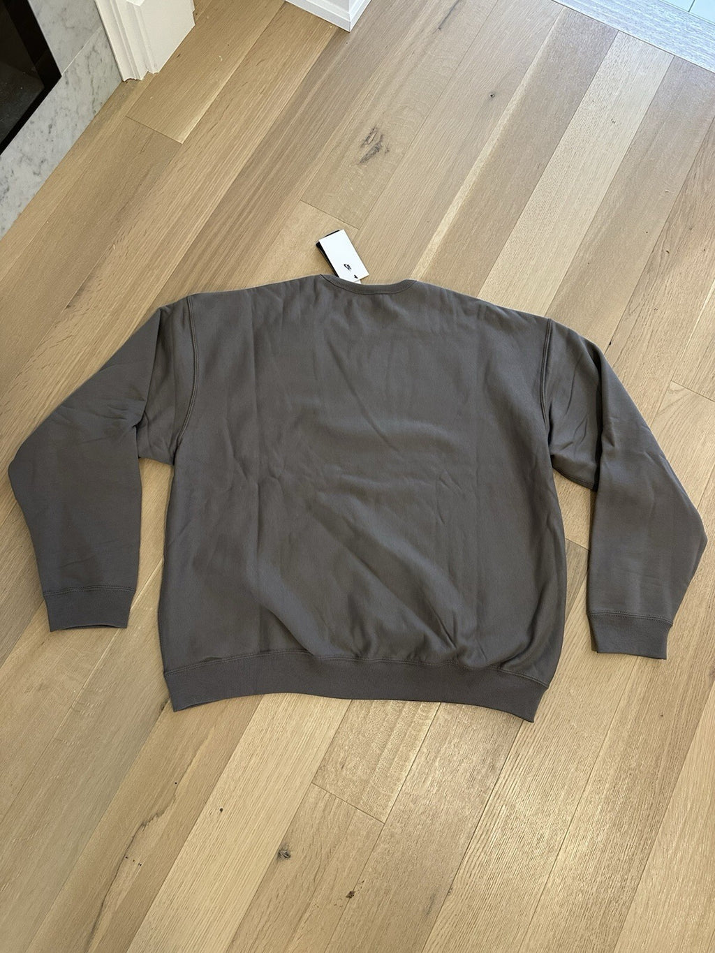 Nike Solo Swoosh Loose Fit Sweatsuit (Pants XL, Crewneck XL) Light Brown