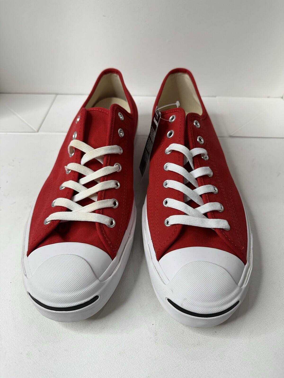 Converse Jack Purcell Red/white Mens Size 13