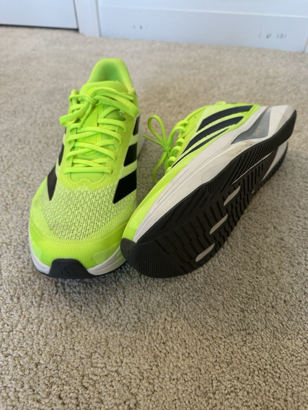 ADIDAS DURAMO SL2 Men’s Size 14 Neon Green/Black