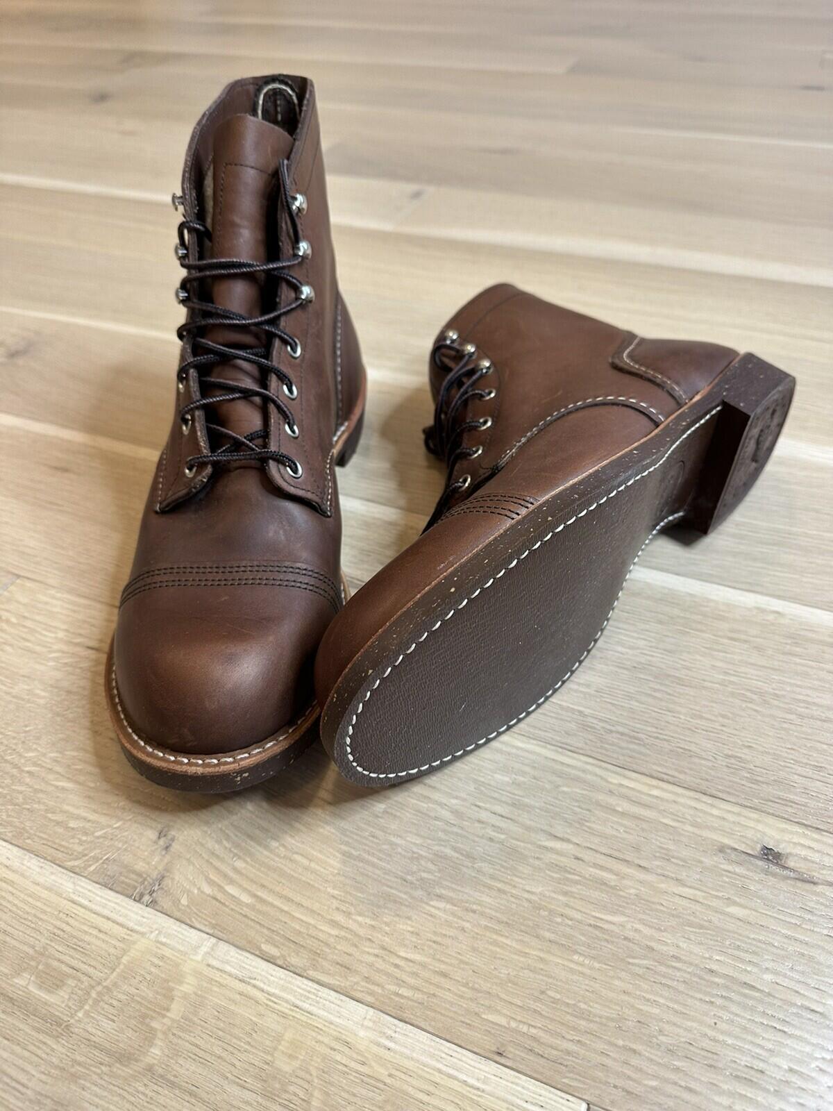 Red Wing Boots Iron Ranger Amber Mens Size 13 BNIB