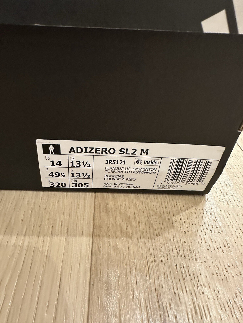 Adidas ADIZERO SL2 M FLAAQU/LUCLEM/MINTON Men’s 14