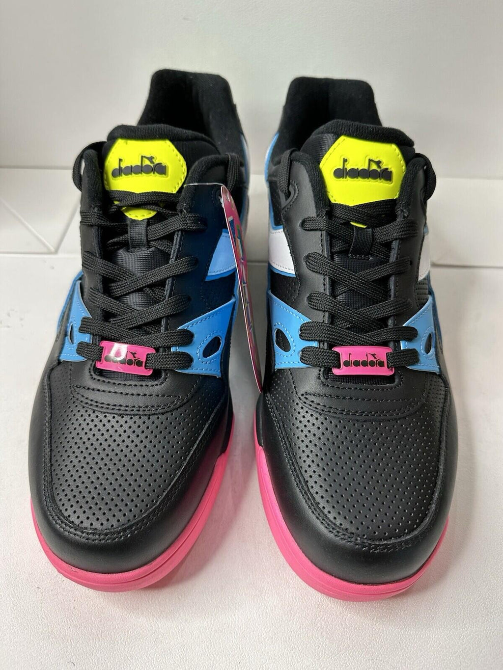diadora Rebound Ace ‘black Fluo’ Men’s Size 12.5 BNIB
