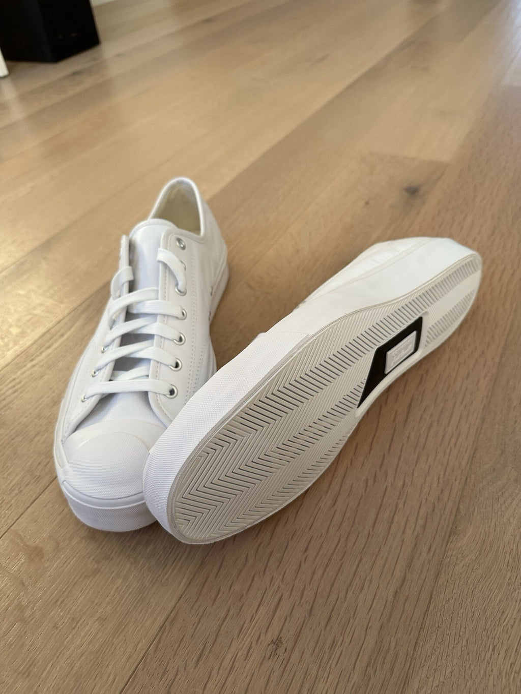 CONVERSE Jack Purcells Men’s Size 13 White Leather