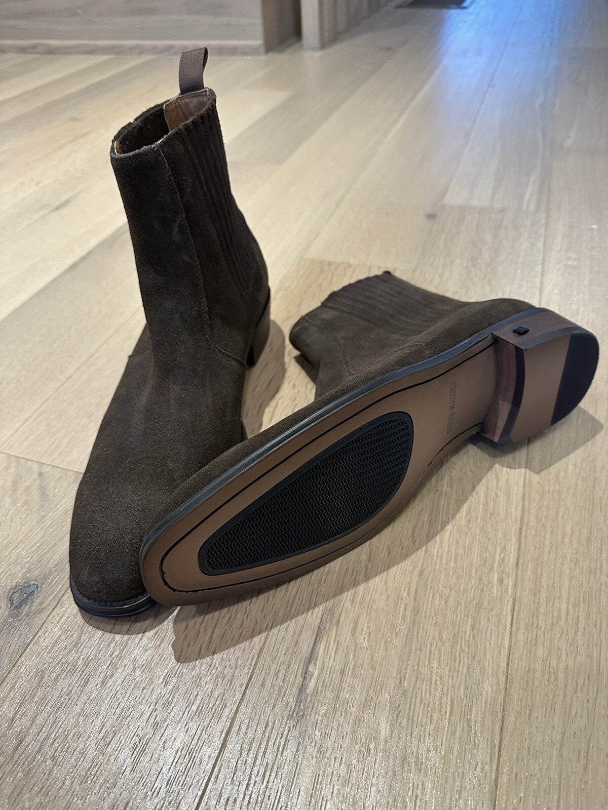Steve Madden Brown Suede Chelsea Boots Men’s Size 13