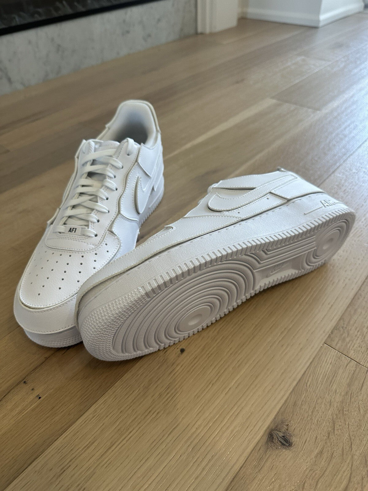 Nike AF1/1 ‘ White-Black’ (Air Force 1) mens size 13 White/White-White-White