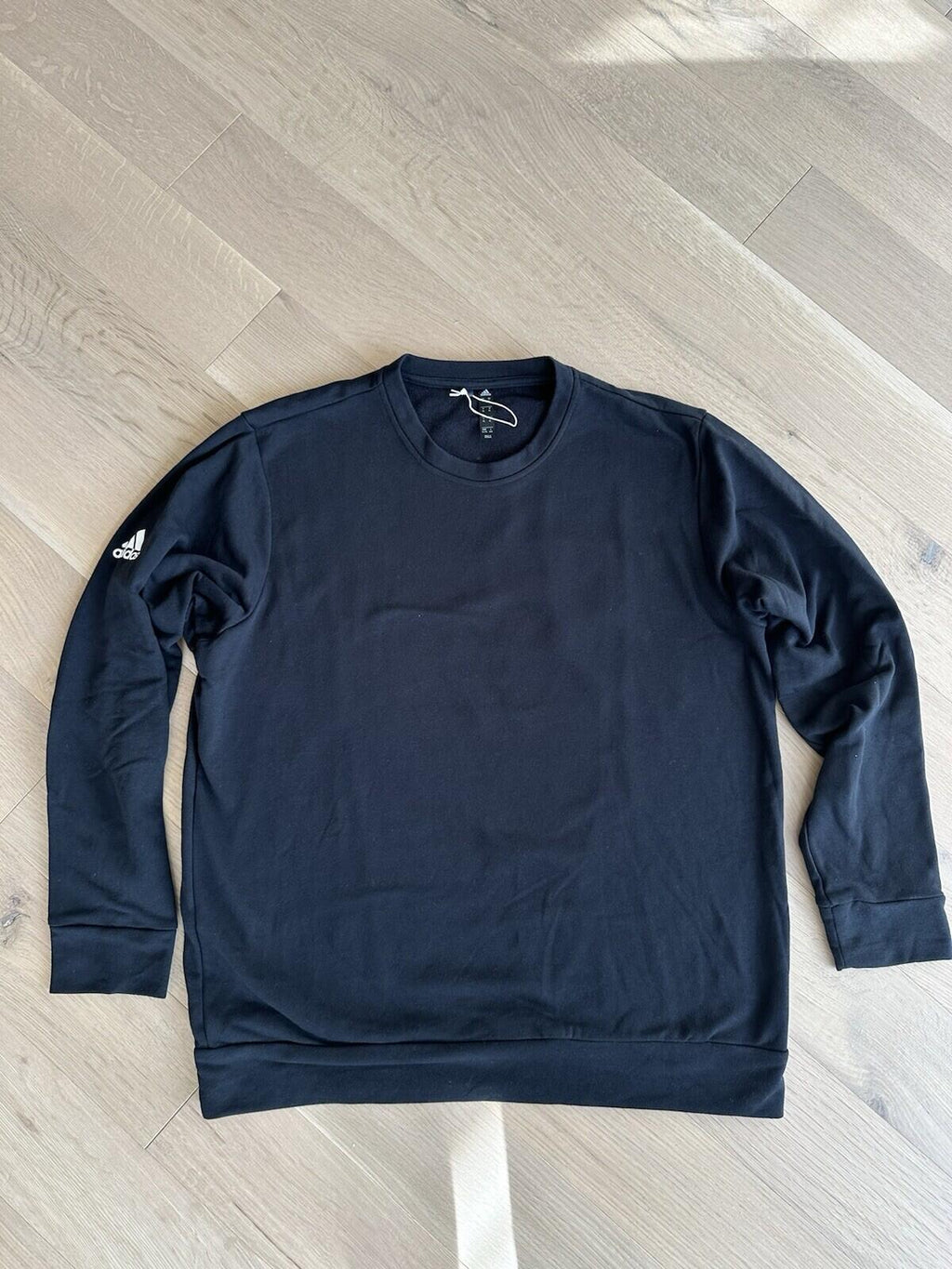 Adidas Crewneck Sweatshirt Black Mens Size XL