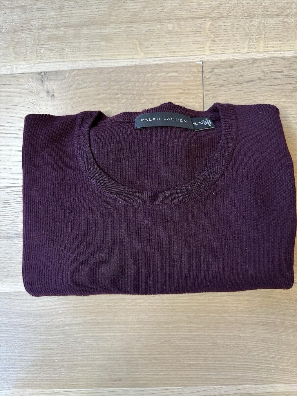 Ralph Lauren Knit Bergundy Men’s XL