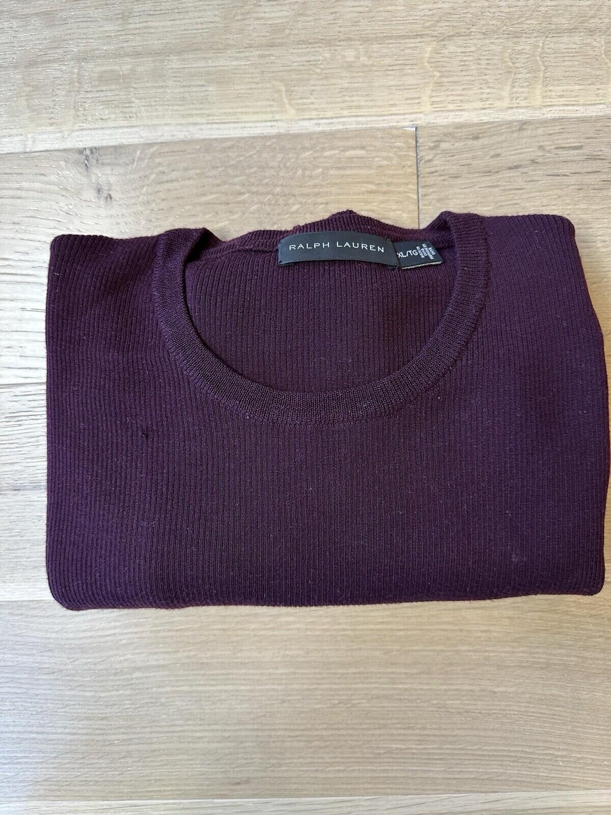 Ralph Lauren Knit Bergundy Men’s XL