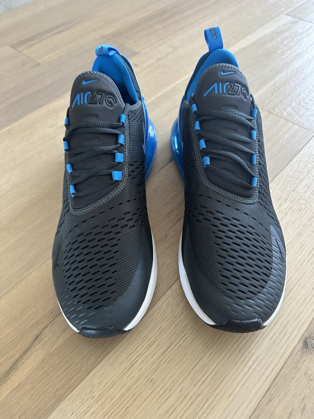 Nike Air Max 270 Anthracite/ Photo Blue-Black Mens Size 13