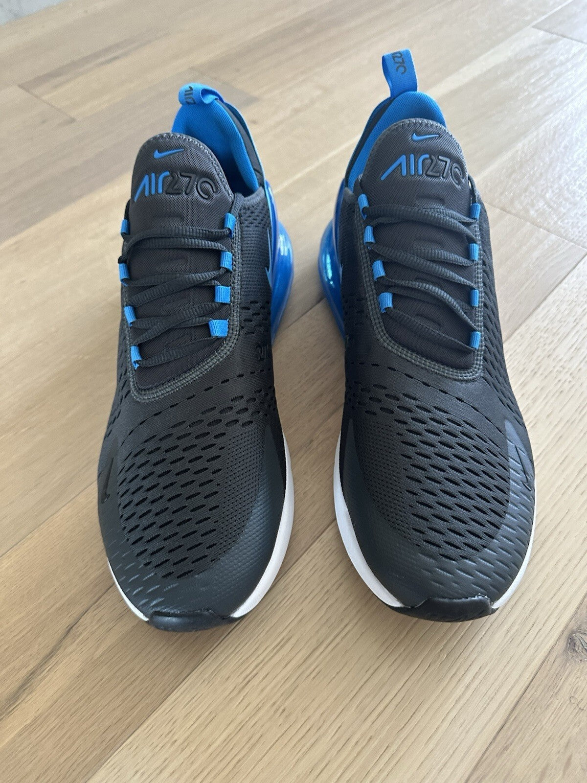 Nike Air Max 270 Anthracite/ Photo Blue-Black Mens Size 13