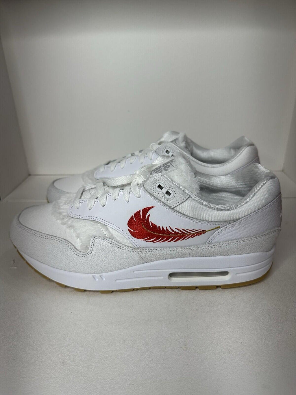Nike Air Max 1 PRM ‘The Bay’ White/University Red Men’s 13 BNIB