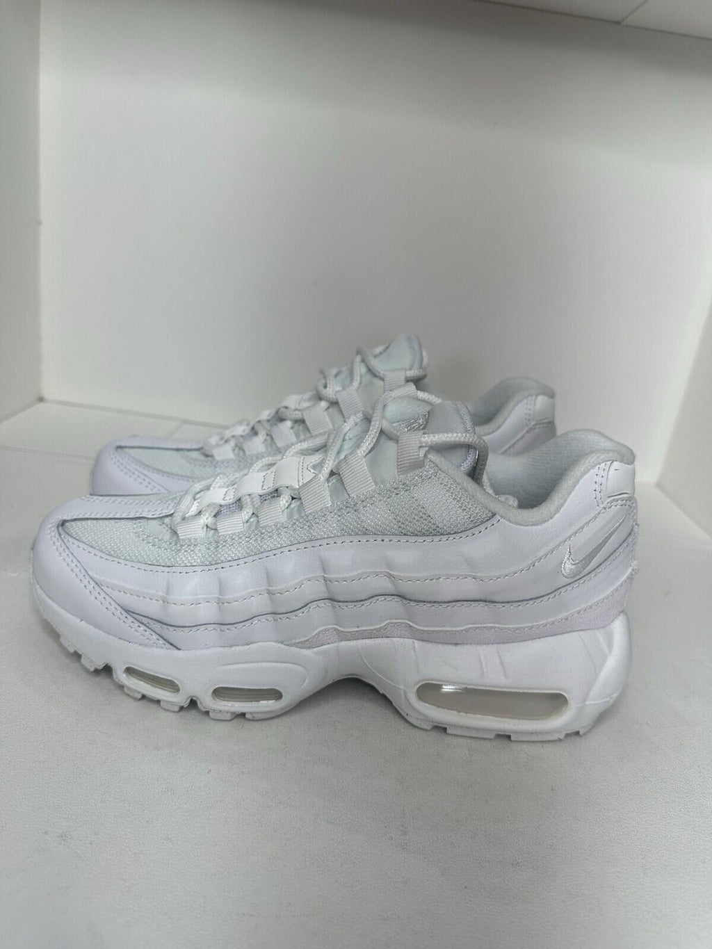 Nike Air Max 95 ‘Triple White’ Size 5Y