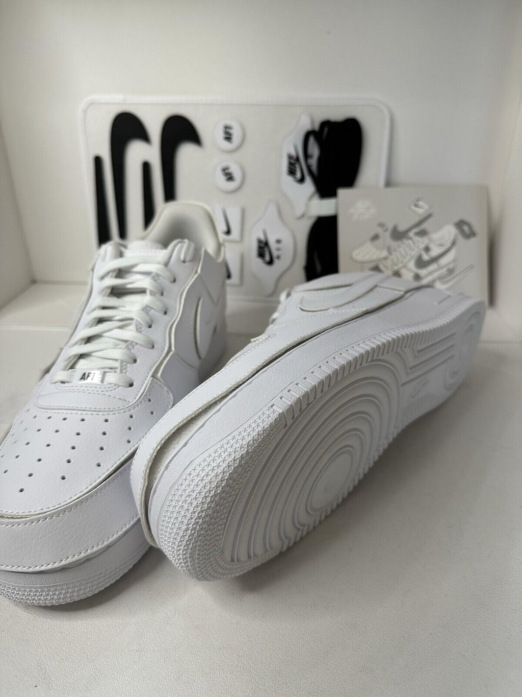 NIKE AF1/1 Cosmic Clay ‘Triple White’(WHITE/WHITE-WHITE-WHITE)Men’s Size 13 BNIB
