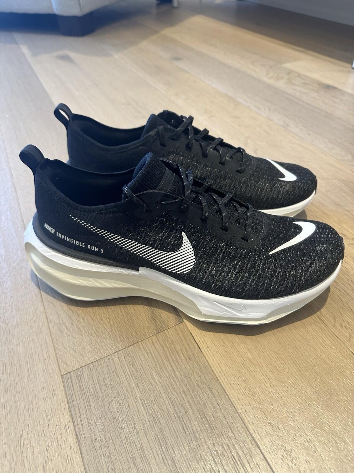 Nike Invincible Run 3 Black & White Men’s Size 14