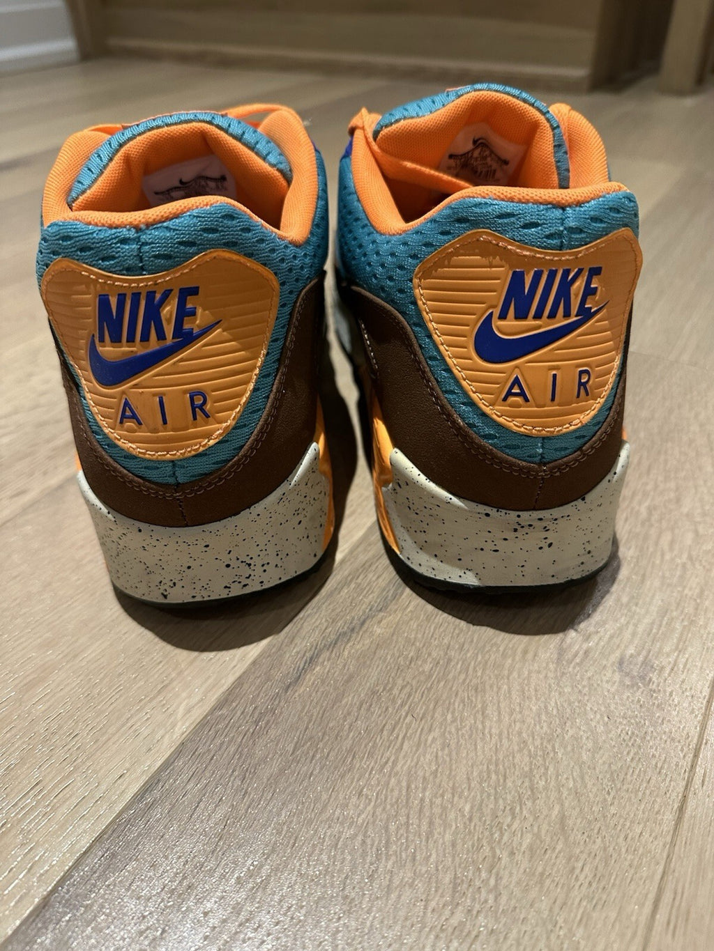 NIKE AIR MAX 90 EM SPRT TRQ/ SPRT TRQ BRIGHT CITRUS MENS 13