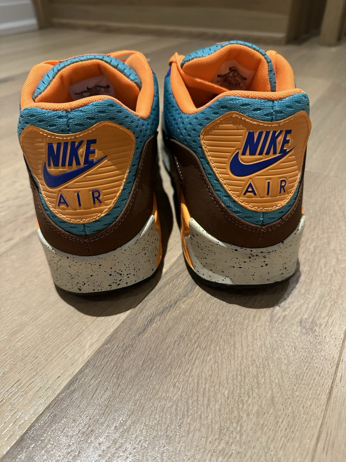 NIKE AIR MAX 90 EM SPRT TRQ/ SPRT TRQ BRIGHT CITRUS MENS 13