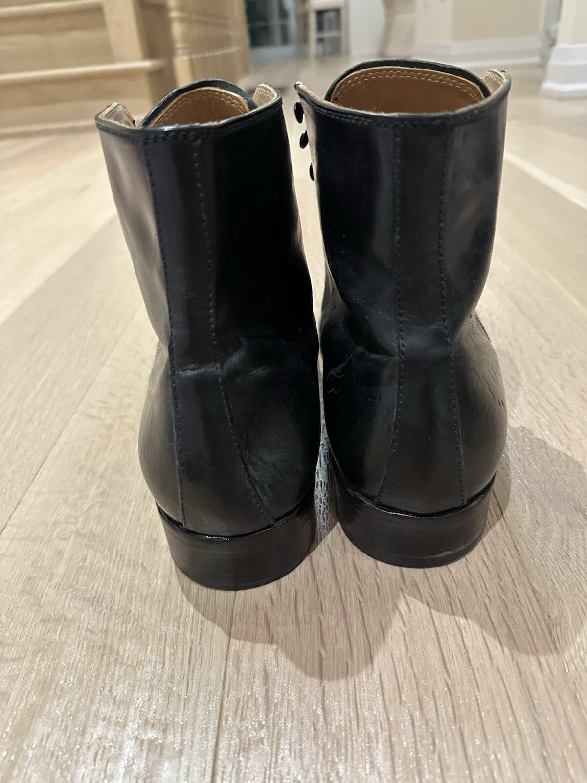 Jo Ghost Men’s Boots Size Black Leather Size 13