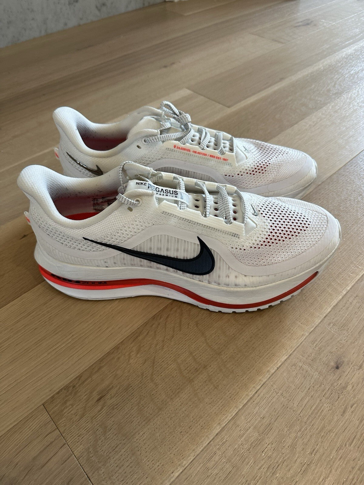 Nike Pegasus Premium White/ Black/ Crimson Men’s 14