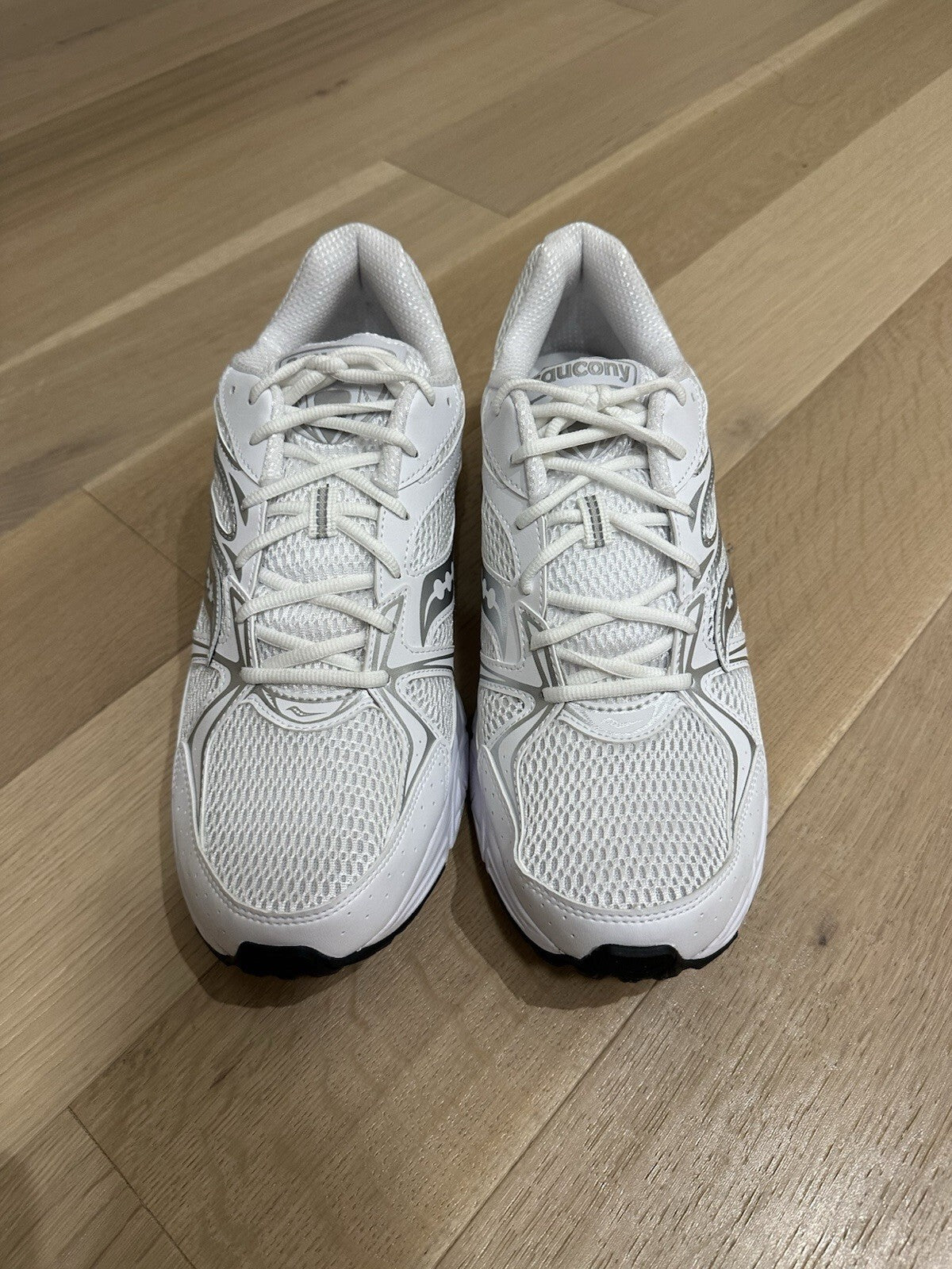 Saucony Men’s Ride Millennium White/ Silver  Men’s 14