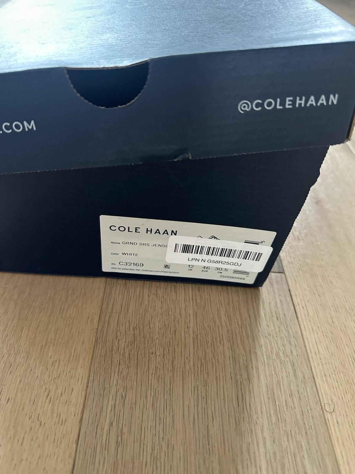 Cole Haan GRND SRS Jensen C32169 Men’s Size 13 White