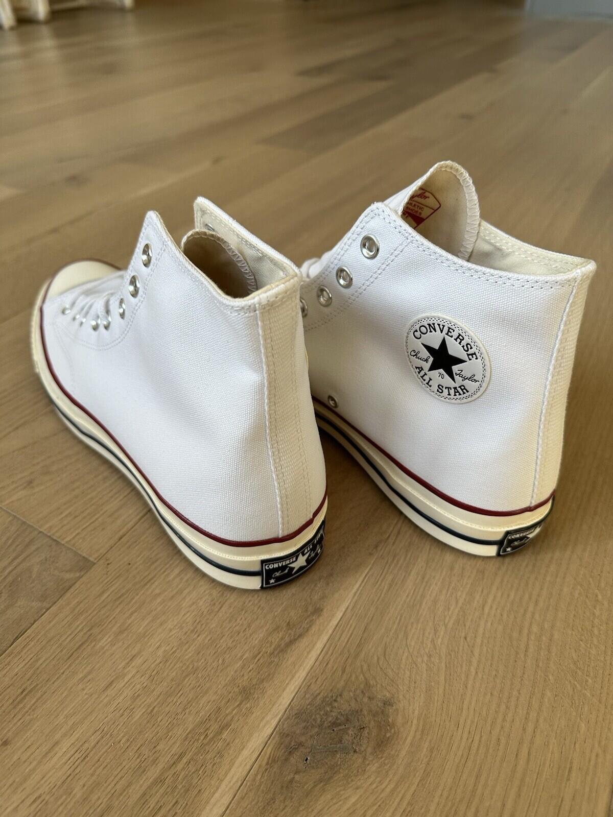 Converse Chuck 70 High Men’s Size 12 White Canvas BNIB