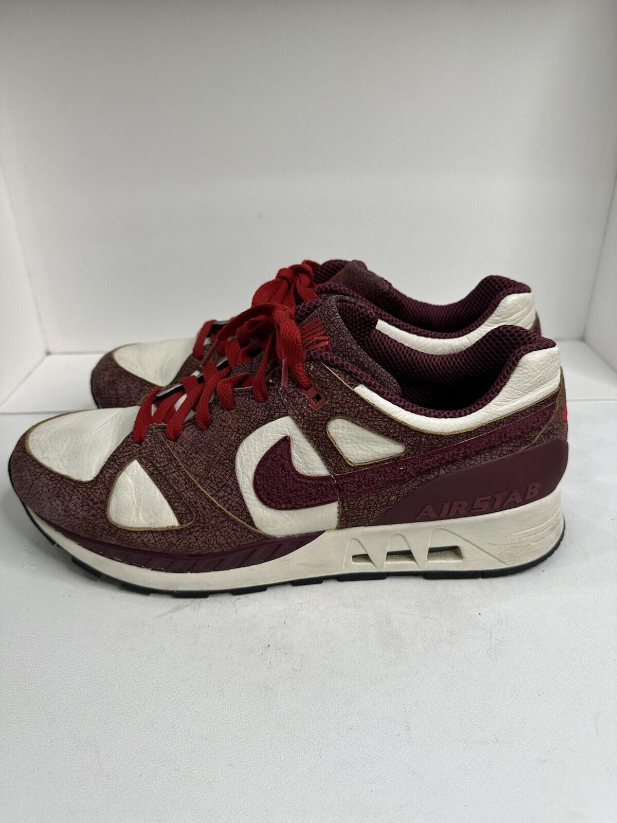 Nike Air Stab Burgundy/ Sail Men’s Size 13