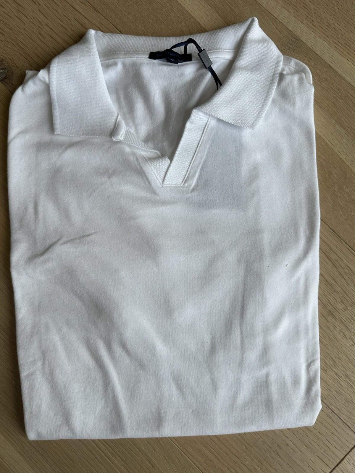 Patrick Assaraf Men’s White Polo size XL